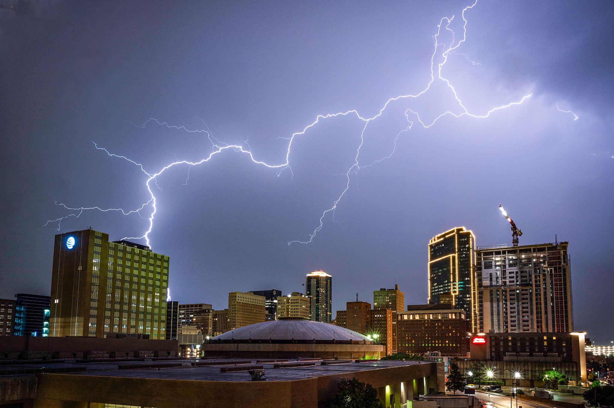 Lightning Over Fort Worth Texas